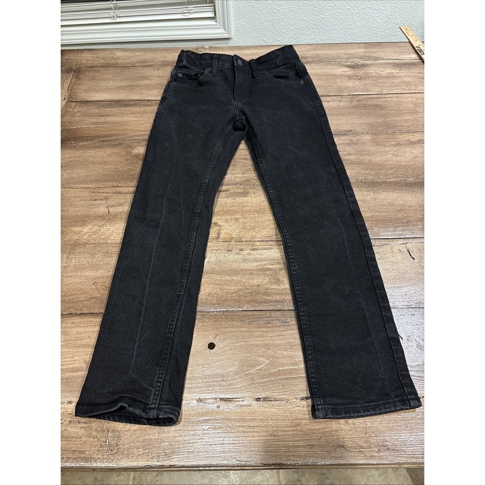 Levi's Youth Boy's Slim Flex Stretch Adjustable Waist Straight Denim Jean 25x25